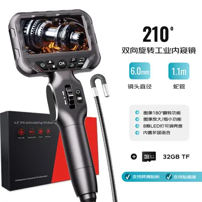 Endoskop 6mm kamera, 360° dönen, endüstriyel - 9