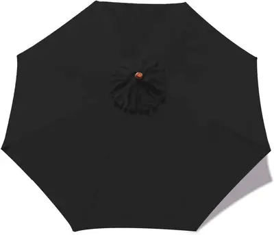 Single-Top Outdoor Garden Umbrella Replacement Canopy, Frame Not Included - 8