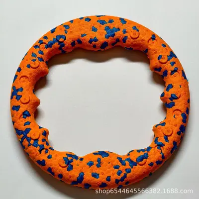ETPU Dog Ring Toy, Floating Pull Ring, Chew-Resistant Tug Toy - 9