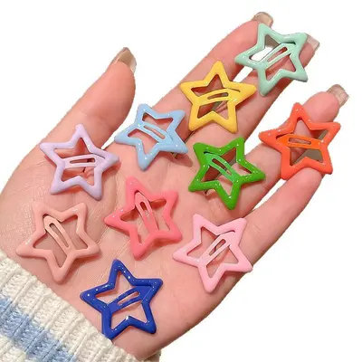Kinder-Stern-Haarklammer, Baby-BB-Clip, Haaraccessoire - 6