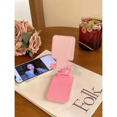 Foldable Telescopic Tablet and Phone Stand, Height Adjustable, for Live Streaming - 10