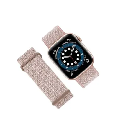 Apple Watch uyumlu naylon kayış, cırt cırtlı çift bölmeli halka, iWatch987