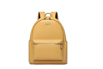 Women's PU Leather Backpack, Large Capacity School and Travel Bag - 11
