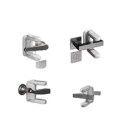 Child-Proof Door Handle Lock, Cat-Proof Pet Door Blocker, No-Drill