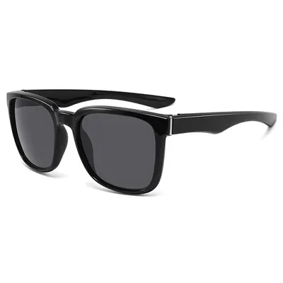 Men's Classic Square Frame Polarized Sunglasses with Sun Protection - 6