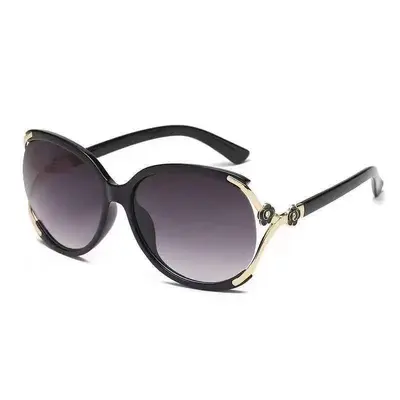 Women's sunglasses, round face Korean style, suitable for driving - 3