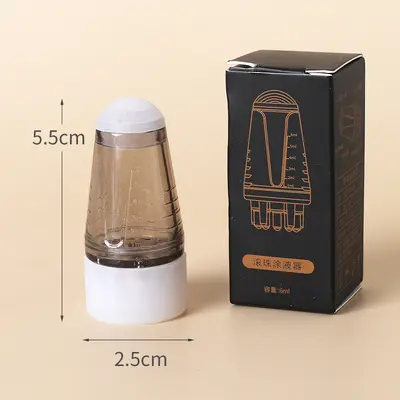 Minoxidil saç uzatma aplikatörü 1ml baş esansiyel yağ rulo top masaj tarağı saç sabitleyici sıvı tarak saç derisi aplikatörü