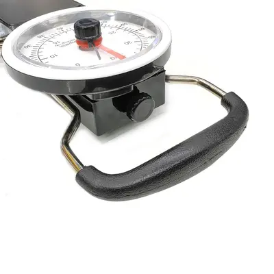 80 pound ağırlığında ev tipi taşınabilir şerit metre, kauçuk saplı el çantası terazisi, mekanik küçük vinç terazisi, sınır ötesi 35 kg bagaj terazisi