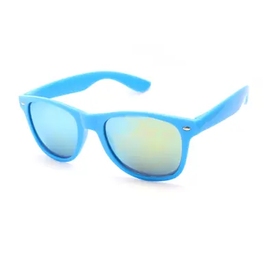 Men's Solid Color Metal Stud Sunglasses with Custom Logo - 8