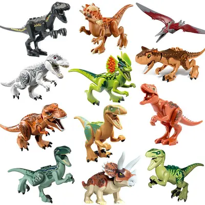 Dinosaur Building Block Set, 16, 18 and 20 Styles, YG77001 Series - 11