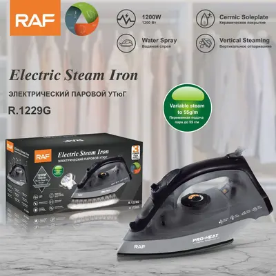 RAF handheld steam electric iron, portable - 9