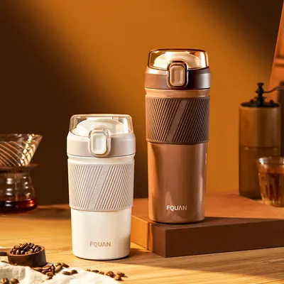 316 Stainless Steel Thermal Mug with Lid, Car Coffee Cup