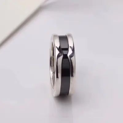Ceramic Ring Couple Ring Men Women Trend - 6