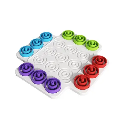 Kinder-Tic-Tac-Toe-Ringspiel, Farberkennung - 6