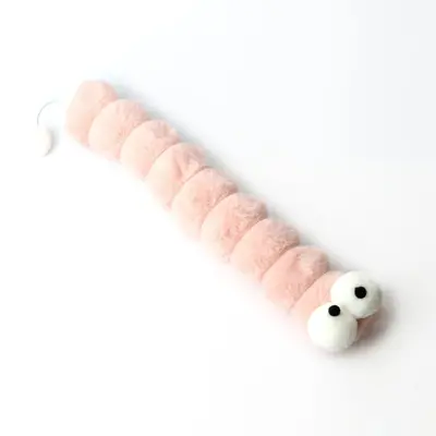 Imitation Rabbit Plush Cat Pillow with Catnip and Chew Stick - 8