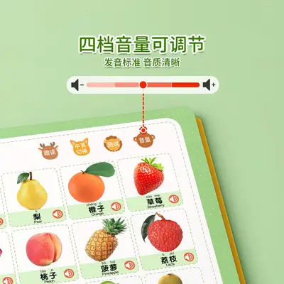 Talking Touch-and-Read Sound Book for Babies, Educational Toy - 5