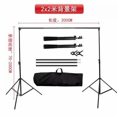 Canlı fotoğraf arka plan standı geri çekilebilir giysi fotoğraf metal standı portre kapı tipi arka plan kumaş standı çekim aksesuarları - 9