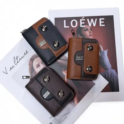 Men's Card Holder, Large Capacity Accordion Slots, for Driver's License and Registration - 3