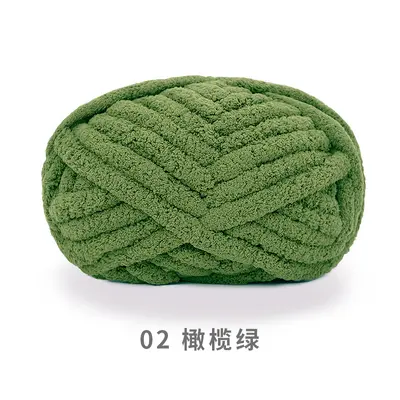 Snowball Cat Tail Chunky Yarn for DIY Finger Knit Scarves - 7