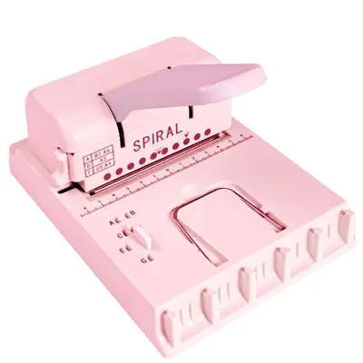 Mini-Buchbindemaschine mit Metallringen für DIY-Bindung