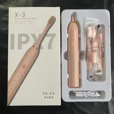 厂家批发电动软毛牙刷超声波冲牙器充电款全自动成人儿童通用牙刷 - 7
