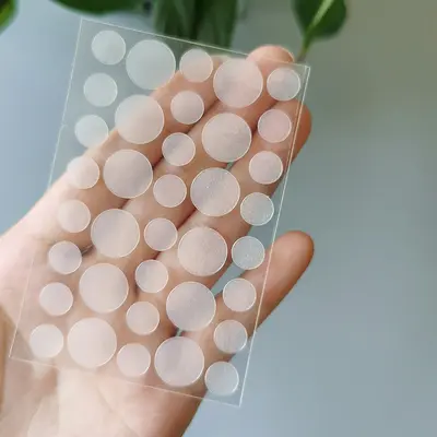 Invisible Hydrocolloid Pimple Patch, Makeup-Compatible - 3