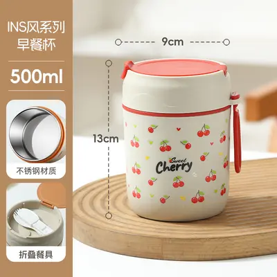 Stainless Steel Insulated Mug, Large Capacity, Portable - 8