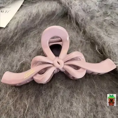 Large Bow Hair Clips Shark Clips Hair Accessories for Women 2026 Back of Head Clips Hair Ornaments Autumn Fresh Sweet Style - 9