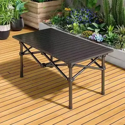 Açık katlanır masa yumurta rulo masa kamp barbekü ev yemek masası taşınabilir masa ultra hafif depolama durak masası