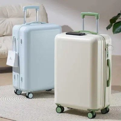 20 Inch Printed Carry-On Suitcase with Combination Lock, Lightweight and Durable - 3