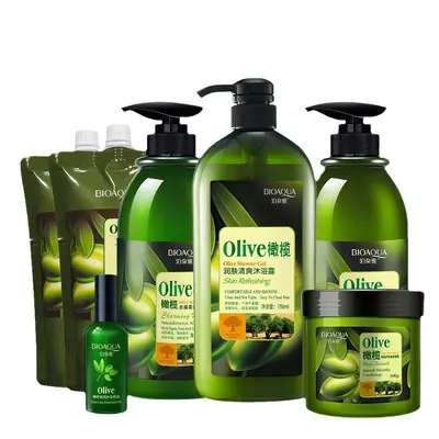 Olive Oil Smoothing Shampoo and Conditioner Set, Summer Fresh - 6
