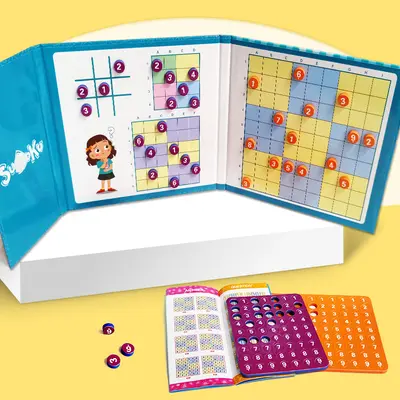 Jiugongge Magnetic Sudoku Chess Game for Primary School Children - 2