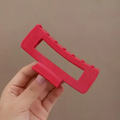 New Minimalist Temperament Hair Clip Women Soft Silicone Shark Clip Korean High-end Feel Claw Clip Large Volume Cross-border Hair Accessories - 8