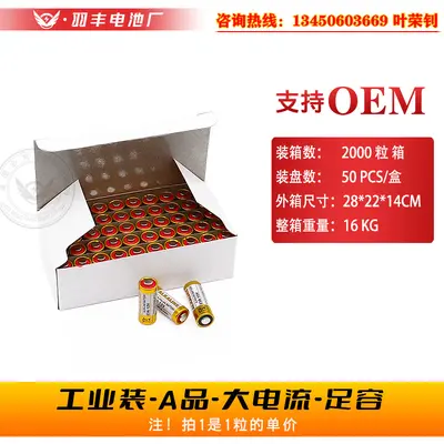 23A 12V Alkaline Battery for Remote Controls and Doorbells