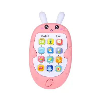 Kids Toy Phone with Buttons, Sound and Light, Educational Early Learning Toy