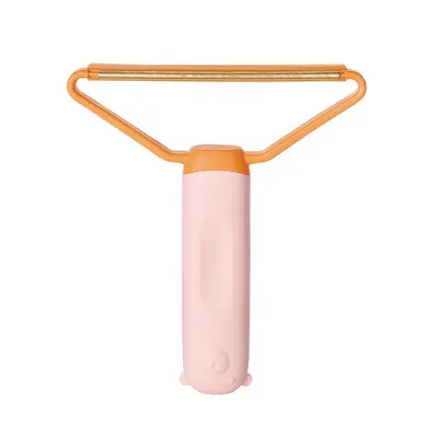 Hand-held fabric shaver, safe for home use