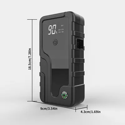 12V Powerbank Akü Takviyesi Çalıştırma Cihazı Araç İçi Marş Yardımcısı Oto Acil Durum Başlatma Güç Kaynağı Acil Durum Başlatma Güç Kaynağı