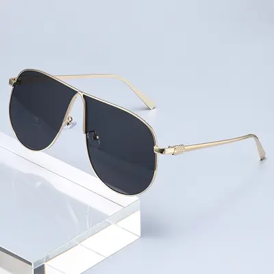 Metall-Sonnenbrille im Kröten-Design mit UV-Schutz für Damen und Herren - 2