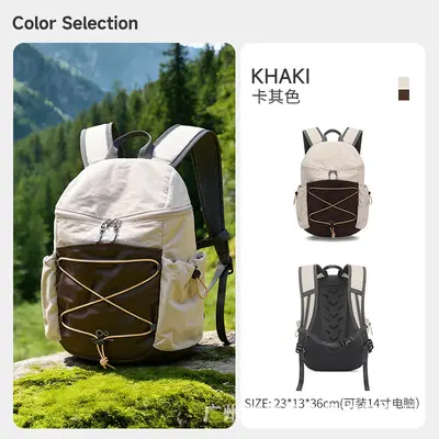Minimalist 10L Lightweight Hiking Backpack for Cycling and Travel - 12