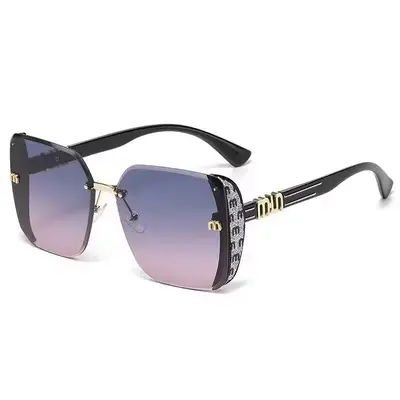 Large Square Women's Sunglasses, Polarized with UV Protection - 9