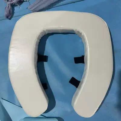 Waterproof Velcro Toilet Seat Cover, Soft Raised Thickened Cushion