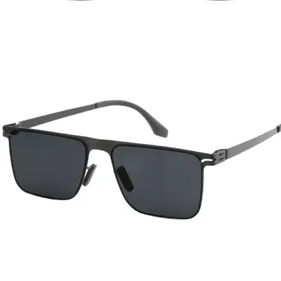 Herren-Fahrerbrille, quadratisch, UV-Schutz, polarisierte Nylonlinsen - 6