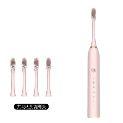 Ultrasonic Electric Toothbrush, Fully Automatic Sonic, Ultra-Fine Soft Bristles, Couple Se - 9