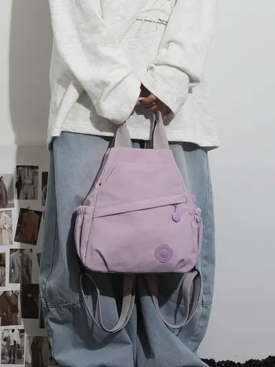 Beixiang Großraum-Rucksack, leicht, multifunktionale Brusttasche - 4