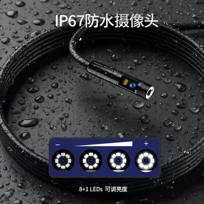 3-in-1 endoscope with dual lens for Android and iOS