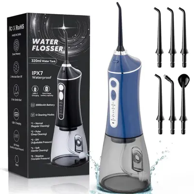 Portable Handheld Smart Electric Water Flosser, Deep Cleaning, Dental Calculus Prevention - 7