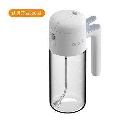 Ev tipi yağ sprey şişesi, yağ dökme kabı, mutfak dökme ve püskürtme çift amaçlı cam sprey pres tipi yağ sprey şişesi, entegre sızdırmaz yağ şişesi - 7