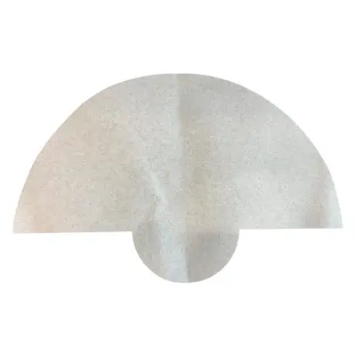 100 Handmade Half-Moon Coffee Filter Papers, Conical American Drip Filter Paper - 7