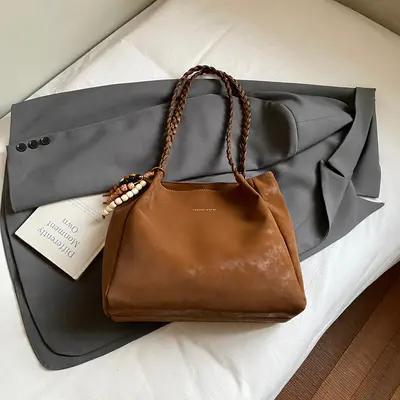Große Retro-Damenschultertasche - 11