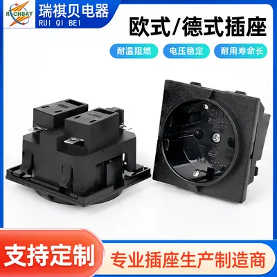 European Socket RG-02, German Socket E-08 and D-01 Power Socket - 3